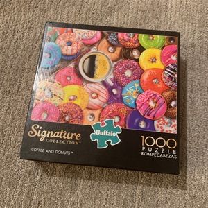 1000 piece coffee and donut puzzle